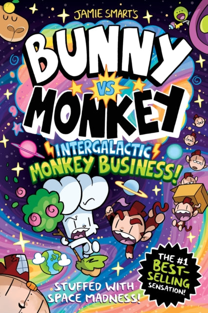 Bunny vs Monkey: Intergalactic Monkey Business! (a Phoenix Comic Book, from the million-selling Jamie Smart, Illustrator of the Year) 9781788453271