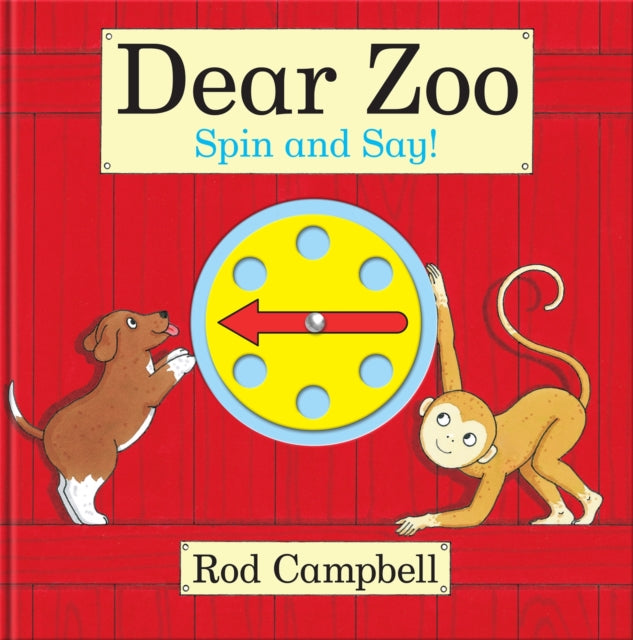 Dear Zoo Spin and Say!, An interactive spinner book based on the bestselling preschool classic 9781035055807 Rod Campbell